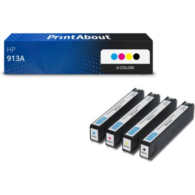 Cartuccia compatibile HP 913A (L0R95AE) - 4 colori Multipack