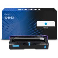 Toner compatibile Ricoh 406053 (406097) - Ciano