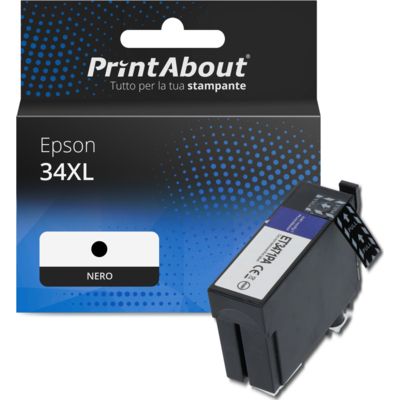 Cartuccia compatibile Epson 34XL (C13T34714010) - Nero Alta capacità