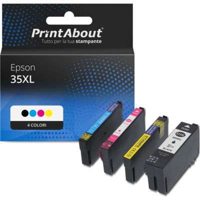 Cartuccia d'inchiostro Epson 35XL (T3596) Homebrew 4 colori Multipack