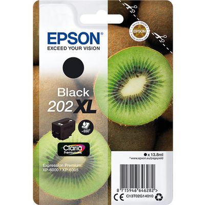 Cartuccia stampante Epson 202XL (C13T02G14010) - Nero Alta capacità