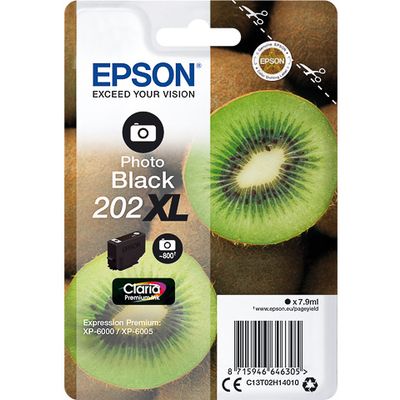 Cartuccia stampante Epson 202XL (C13T02H14010) - Nero fotografico Alta capacità