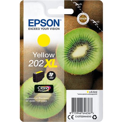 Cartuccia stampante Epson 202XL (C13T02H44010) - Giallo Alta capacità