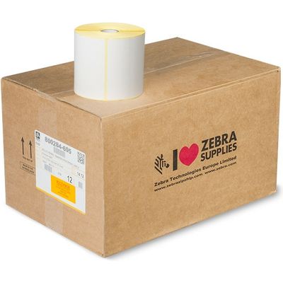 Zebra 800284-605 (Z-Perform 1000D) Etichetta nero su bianco (102 mm x 152 mm) 12 rotoli