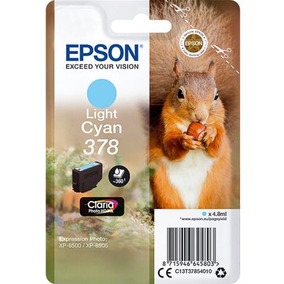 Cartuccia stampante Epson 378 (C13T37854010) - Ciano chiaro