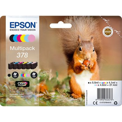 Cartuccia stampante Epson 378 (C13T37884010) - 6 colori Multipack