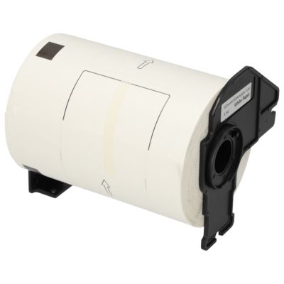Etichetta compatibile Brother DK-11241 - Nero su bianco (102 mm x 152 mm)