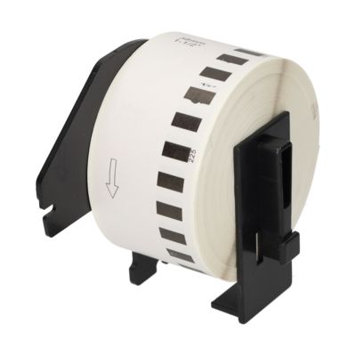 Etichetta compatibile Brother DK-22225 - Nero su bianco (38 mm)