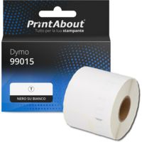 Etichetta compatibile Dymo 99015 - Nero su bianco (54 mm x 70 mm)