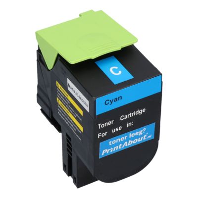 Toner compatibile Lexmark 80C2HC0 (802HC) - Ciano Alta capacità