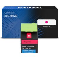 Toner compatibile Lexmark 80C2HM0 (802HM) - Magenta Alta capacità