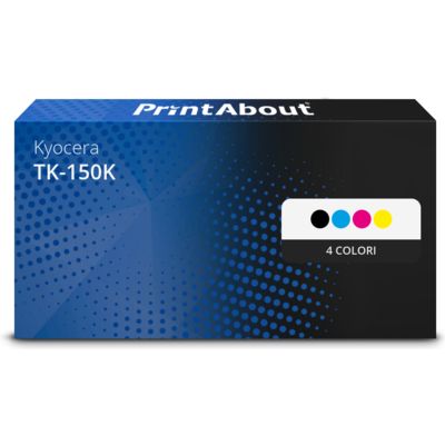 Toner compatibile Kyocera TK-150K - 4 colori Multipack