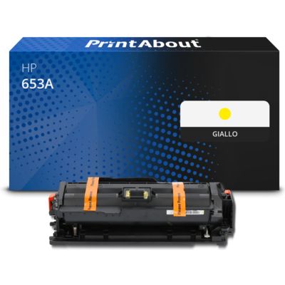 Toner compatibile HP 653A (CF322A) - Giallo
