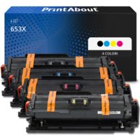 Toner compatibile HP 653X (CF320X) - 4 colori Alta capacità Multipack