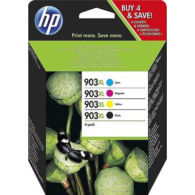 Cartuccia stampante HP 903XL (3HZ51AE) - 4 colori Alta capacità Multipack