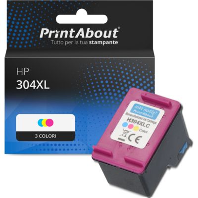Cartuccia compatibile HP 304XL (N9K07AE) - 3 colori Alta capacità