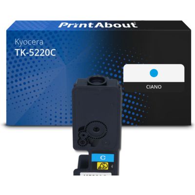 Toner compatibile Kyocera TK-5220C - Ciano