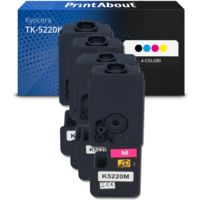 Toner compatibile Kyocera TK-5220K - 4 colori Multipack