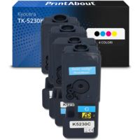 Toner compatibile Kyocera TK-5230K - 4 colori Multipack