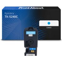 Toner compatibile Kyocera TK-5240C - Ciano