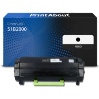 Toner compatibile Lexmark 51B2000 (512) - Nero