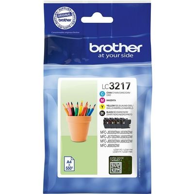 Cartuccia stampante Brother LC-3217VAL - 4 colori Multipack