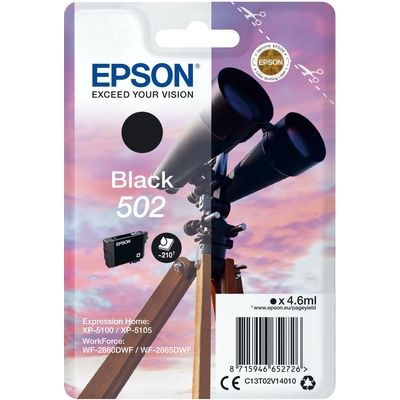 Cartuccia stampante Epson 502 (C13T02V14010) - Nero