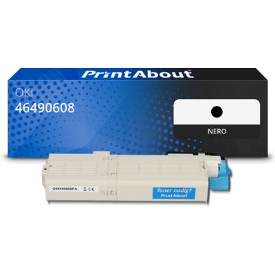 Toner compatibile OKI 46490608 - Nero