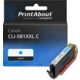 Cartuccia compatibile Canon CLI-581XXL C - Ciano Capacità extra-elevata
