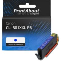 Cartuccia compatibile Canon CLI-581XXL PB - Blu fotografico Capacità extra-elevata