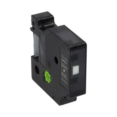 Nastro compatibile Dymo 45021 (S0720610) - Bianco su nero (12 mm)