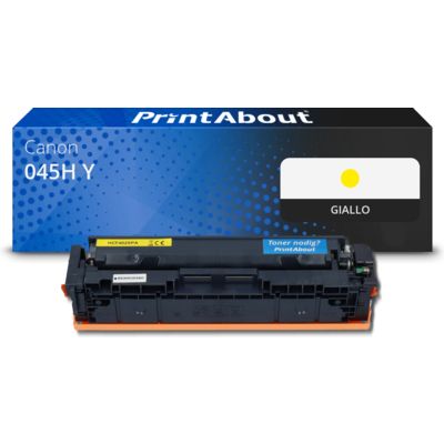 Toner compatibile Canon 045H Y - Giallo Alta capacità