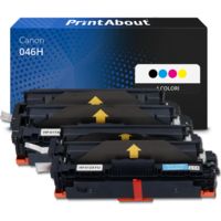 Toner compatibile Canon 046H - 4 colori Alta capacità Multipack