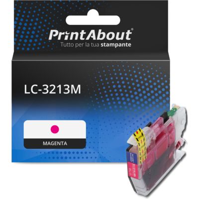 Cartuccia compatibile Brother LC-3213M - Magenta Alta capacità