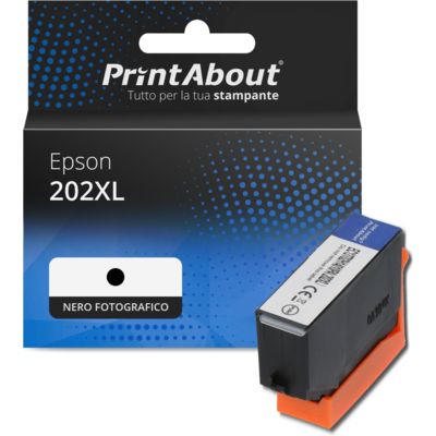 Cartuccia compatibile Epson 202XL (C13T02H14010) - Nero fotografico Alta capacità