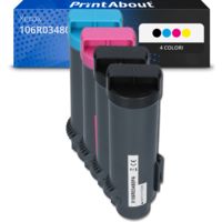 Toner compatibile Xerox 106R03480 - 4 colori Multipack