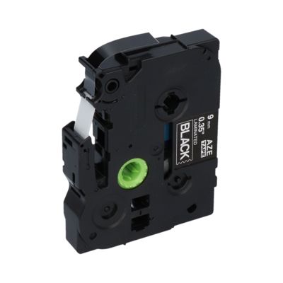 Nastro compatibile Brother TZe-325 - Bianco su nero (9 mm)