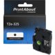 Nastro compatibile Brother TZe-325 - Bianco su nero (9 mm)