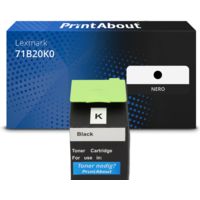 Toner compatibile Lexmark 71B20K0 - Nero