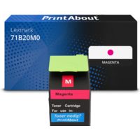 Toner compatibile Lexmark 71B20M0 - Magenta