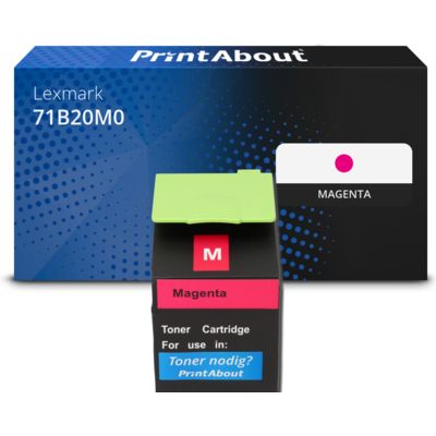 Toner compatibile Lexmark 71B20M0 - Magenta