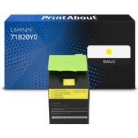 Toner compatibile Lexmark 71B20Y0 - Giallo