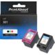 Cartuccia compatibile HP 301 (N9J72AE) - Nero + 3 colori Multipack