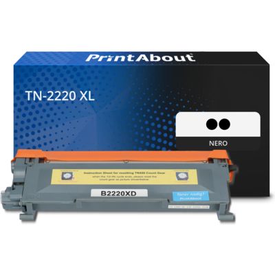 Toner compatibile Brother TN-2220 - 2x Nero Capacità Extra Alta Multipack