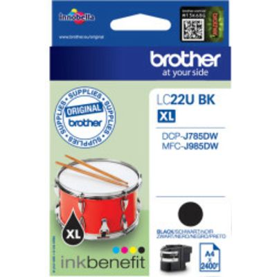 Cartuccia stampante Brother LC-22UBK XL - Nero Alta capacità