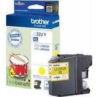 Cartuccia stampante Brother LC-22UY XL - Giallo Alta capacità