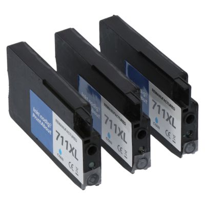 Cartuccia compatibile HP 711 (CZ134A) - 3x Ciano Multipack