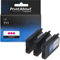 Cartuccia compatibile HP 711 (CZ135A) - 3x magenta Multipack
