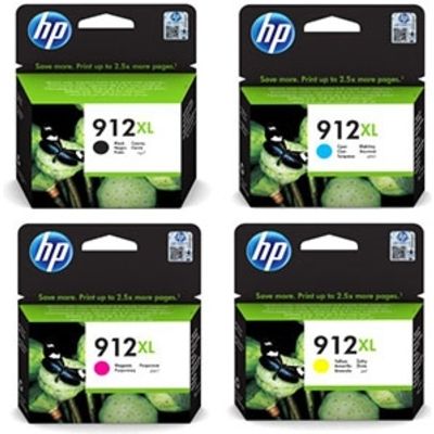 Cartuccia stampante HP 912XL (3YP34AE) - 4 colori Alta capacità Multipack