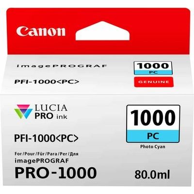 Cartuccia stampante Canon PFI-1000PC - Ciano fotografico